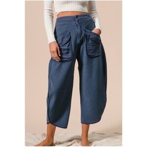 BiBi Blue Cropped Pants
